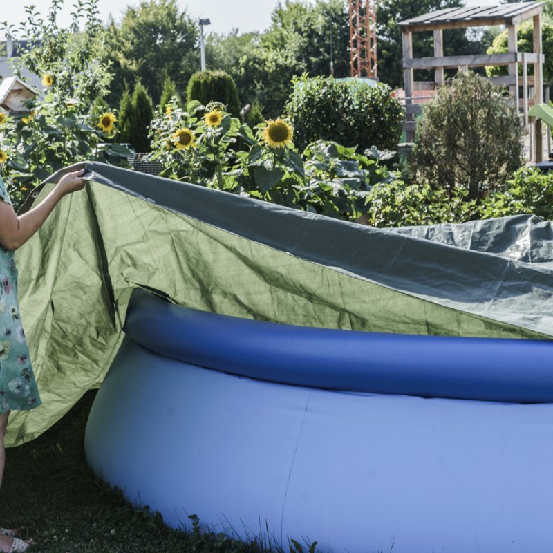 AGRIplus dekzeil met ogen, 3 x 4 m, groen, 150 g/m²